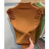 ボリューム袖 サマーニットトップス ハイネックニット | Carpe diem | 詳細画像9