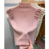 ボリューム袖 サマーニットトップス ハイネックニット | Carpe diem | 詳細画像12