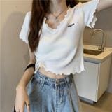 Tシャツ ショート丈 Tシャツ半袖 | Carpe diem | 詳細画像3