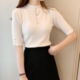 ニット トップス 半袖 | Carpe diem | 詳細画像1