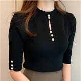 ニット トップス 半袖 | Carpe diem | 詳細画像4