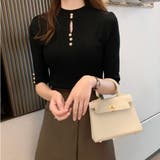 ニット トップス 半袖 | Carpe diem | 詳細画像5