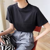 無地Tシャツポケット フェイクポケット付きTシャツ バックライン | Carpe diem | 詳細画像9