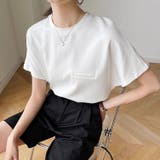 無地Tシャツポケット フェイクポケット付きTシャツ バックライン | Carpe diem | 詳細画像4