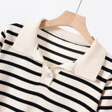 ポロシャツ半袖 トップス ボーダートップス | Carpe diem | 詳細画像8 