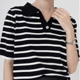 ポロシャツ半袖 トップス ボーダートップス | Carpe diem | 詳細画像2 