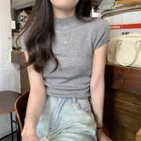 サマーニット 半袖ニット ハイネックニット | Carpe diem | 詳細画像2
