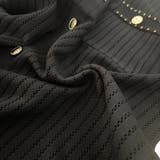 透かし編みニット 半袖トップス エレガント | Carpe diem | 詳細画像12