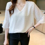 レディース Vネック ブラウス | Carpe diem | 詳細画像3