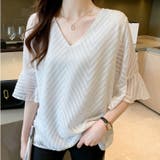 レディース Vネック ブラウス | Carpe diem | 詳細画像4