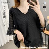 ブラック | レディース Vネック ブラウス | Carpe diem