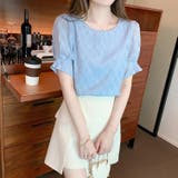 シフォン半袖 夏トップス シアーブラウス | Carpe diem | 詳細画像12 