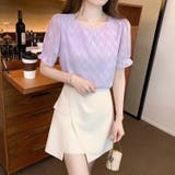 シフォン半袖 夏トップス シアーブラウス | Carpe diem | 詳細画像8 