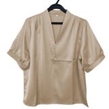 シャツ半袖 ブラウス半袖 パール付きトップス | Carpe diem | 詳細画像13