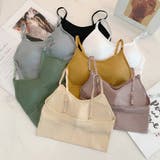 インナーキャミソールカップ付き レディース スタイル | Carpe diem | 詳細画像2