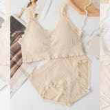 ライトベージュ | ノンワイヤー ブラジャー ブラ&ショーツセット | Carpe diem