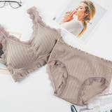 モカベージュ | ノンワイヤー ブラジャー ブラ&ショーツセット | Carpe diem