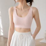 ピンク | 極薄シームレスブラ ノンワイヤー ブラトップ | Carpe diem