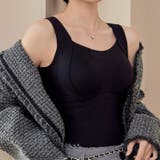 裏起毛カップ付きタンクトップ 極暖インナー ノンワイヤー | Carpe diem | 詳細画像2 