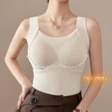 裏起毛カップ付きタンクトップ 極暖インナー ノンワイヤー | Carpe diem | 詳細画像3 