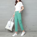 綿麻パンツ ロングパンツ ストレートパンツ | Carpe diem | 詳細画像9 