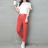 綿麻パンツ ロングパンツ ストレートパンツ | Carpe diem | 詳細画像12 