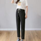 綿麻パンツ ロングパンツ ストレートパンツ | Carpe diem | 詳細画像3 