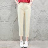 綿麻パンツ ロングパンツ ストレートパンツ | Carpe diem | 詳細画像4 