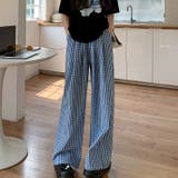 ギンガムチェック ワイドパンツ チェック柄 | Carpe diem | 詳細画像8 