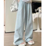 ギンガムチェック ワイドパンツ チェック柄 | Carpe diem | 詳細画像12 