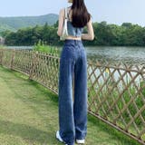 ワイドデニム パンツ オールシーズン | Carpe diem | 詳細画像17 