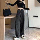 ワイドデニム パンツ オールシーズン | Carpe diem | 詳細画像3 