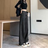 ワイドデニム パンツ オールシーズン | Carpe diem | 詳細画像5 