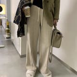 ワイドパンツ 裏起毛 秋冬パンツ | Carpe diem | 詳細画像4