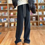 ワイドパンツ 裏起毛 秋冬パンツ | Carpe diem | 詳細画像5