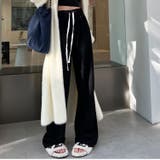 裏起毛 ワイドパンツ リブワイドパンツ | Carpe diem | 詳細画像15