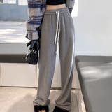 裏起毛 ワイドパンツ リブワイドパンツ | Carpe diem | 詳細画像2