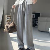 裏起毛 ワイドパンツ リブワイドパンツ | Carpe diem | 詳細画像5