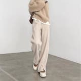 ワイドパンツ 秋冬 スリット | Carpe diem | 詳細画像1 