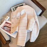 ノーカラー ツイード風 ジャケット | Carpe diem | 詳細画像8 