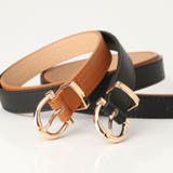 全9色展開 上品ラウンドバックル 細ベルト | Carpe diem | 詳細画像5 