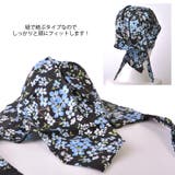 コットン バンダナキャップ (21 | ゆるい帽子CasualBoxレディース | 詳細画像6 