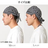 コットン バンダナキャップ (21 | ゆるい帽子CasualBoxレディース | 詳細画像4 