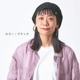 レースコットン ハンドメイド デザイン | ゆるい帽子CasualBoxレディース | 詳細画像6 