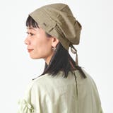 シャーリング コットン ターバンキャップ | ゆるい帽子CasualBoxレディース | 詳細画像9 