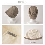 CHARM ギャザー オーガニックコットン | ゆるい帽子CasualBoxレディース | 詳細画像15