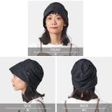 CHARM ギャザー オーガニックコットン | ゆるい帽子CasualBoxレディース | 詳細画像17