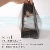 CHARM リネンレーヨン ステッチ | ゆるい帽子CasualBoxレディース | 詳細画像6 