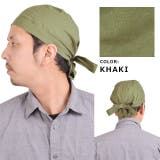 CHARM コットン バンダナキャップ | ゆるい帽子CasualBoxレディース | 詳細画像11 