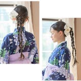 ちりめんリボンフラワーコーム 和装髪飾り ヘアアクセサリー キャサリンコテージ | Catherine Cottage | 詳細画像4 